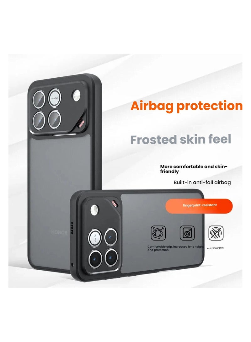 عام غطاء واقي متوافق مع غطاء حماية هاتف Honor WIN / WIN RT: يتميز بإطار سيليكون مرن رقيق وخفيف الوزن + لوح خلفي من الأكريليك الشفاف. - Image 5